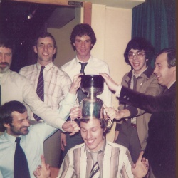 From left:  Brian Taylor, Gordon Archer, Andy Merry, Stuart Clifton, Roger Perrett